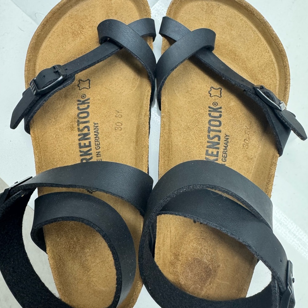 Birkenstock Black Footbed Sandal with Buckle